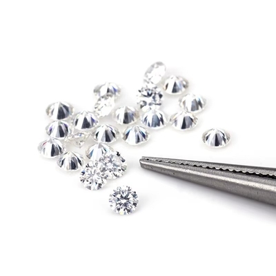 hurtowy luźny mały Moissanite Okrągły cięty 0,8mm- 3mm Biały D moissanite diament VVS1 na karat dla biżuterii Hip Hop