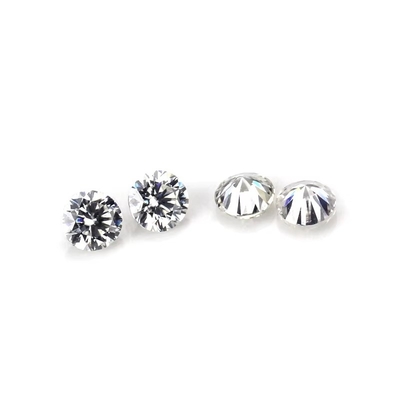 hurtowy luźny mały Moissanite Okrągły cięty 0,8mm- 3mm Biały D moissanite diament VVS1 na karat dla biżuterii Hip Hop