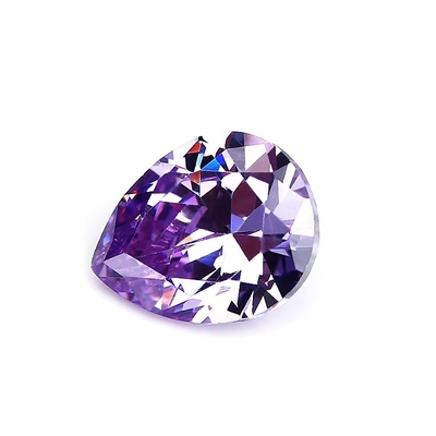 Kolor szampana Zirkon Luźny kamień szlachetny Brązowy kształt 10x8mm Syntetyczny Zirkonia Kubiczna Moissanite