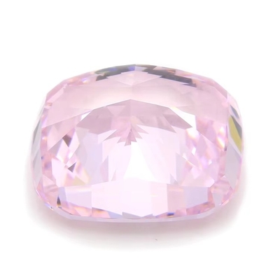 4k Lodowy Cz kamienie Kolor różowy Poduszka kształt 7x6mm 10x8mm Luźny kamień sztuczny Zirkonia sześcionowa