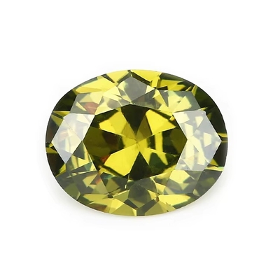 moissanite kolczyki kamienie szlachetne Pink Peridot Garnet Żółty cz kamienie kształt owalny 12x10mm syntetyczny cyrkonia sześcienna dla Pierścień