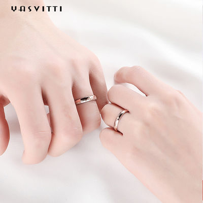 2,6g 0,75 cala Srebrne pierścionki z biżuterią 18k rocznica Shooting Star Ring