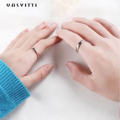 2,6g 0,75 cala Srebrne pierścionki z biżuterią 18k rocznica Shooting Star Ring