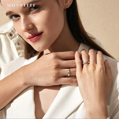 0,35 cm 1,2 g Księżyc i Gwiazda Pierścionek Pozłacane 18-karatowe Srebrne Pierścionki