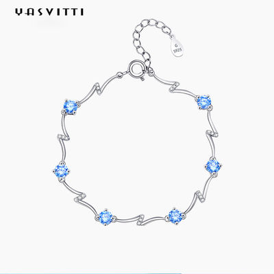 0,14 uncji 0,2 m Sterling Silver Biżuteria Bransoletki Narzeczona Regulowana bransoletka SGS