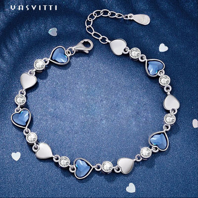 0,19 m 0,83 cala Sterling Silver Biżuteria Bransoletki Vintage Silver Charm Bransoletka ODM