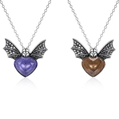 1.48ft 3.93g Sterling Silver Jewelry Sets 14K pozłacany naszyjnik z wisiorkiem pszczół