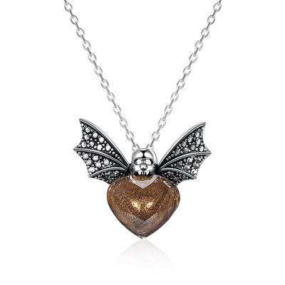 1.48ft 3.93g Sterling Silver Jewelry Sets 14K pozłacany naszyjnik z wisiorkiem pszczół