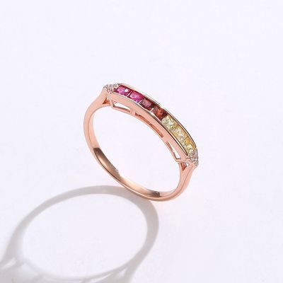hipoalergiczny 0,14 cm 2 gramy Sterling Silver Jewelry Rings Crystal Ring