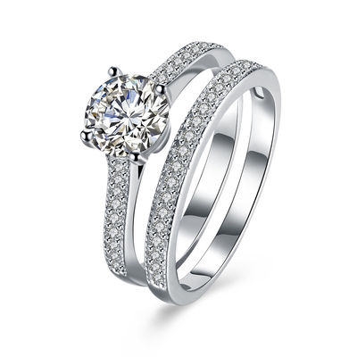 Diament Moissanite Okrągły Kształt 1mm do 15mm D EF GH IJ Kolor Forever Biżuteria Na Ślub