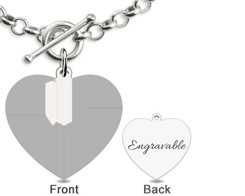 0.8X0.8IN 0.7 uncji spersonalizowane bransoletki z urokiem zdjęć unisex s925 bransoletka z grawerowaną fotografią